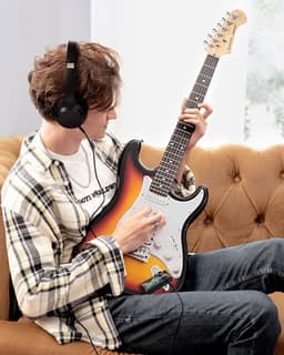 Draagbare Hoofdtelefoonversterker voor Basgitaar USB Oplaadbaar Mini Oefenversterker — thumbnail 2
