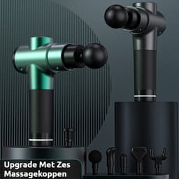 Gloovon® - Massage Gun Professioneel - Massage Apparaat - Inclusief Koffer en 6 Opzetstukken - 25.2V Borstelloze motor - Krachtig Massage Pistool - Ergonomisch ontwerp - Fitness — thumbnail 5