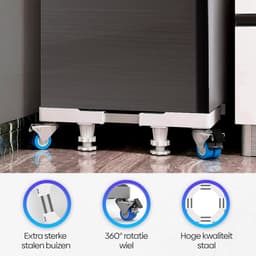 Wasmachine Verhoger - Ombouw - Kast - Grijs — thumbnail 3