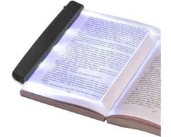 Tablet leeslamp - Leeslamp - leeslampje voor boek - Boeklamp - Werkt op batterijen - Batterijen niet inbegrepen - Zwart