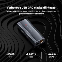USB-C naar AUX Versterker Dongle met Hi-Res Audiosupport — thumbnail 4