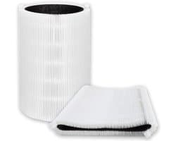 Filters voor luchtreinigers - 2 stuks - geschikt voor Blueair Blue Pure 411 - 411+ - 3210 luchtreinigers - H13 True HEPA-deeltjesfilter met actieve koolstof
