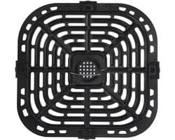Air Fryer Vervangende Grillpan voor Air Fryer Accessoires - Crisper Plate Lade Rack voor Instant Plus Gourmia - Extra Grillplaat Onderdelen - Kwalitatieve Upgrade