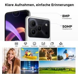 DOOGEE Note 56 Plus - Smartphone - Telefoon - 48 GB RAM+ 256 GB ROM (2TB/TF) - 50 MP camera - 6150 mAh/18W - 6.56 inch 90Hz - Gemini AI - Widevine L1 - NFC - Face ID - Vingerafdruk - GPS - Natural — thumbnail 8