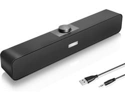 Bluetooth Desktop Luidsprekers met USB en AUX Aansluiting voor PC en Laptop