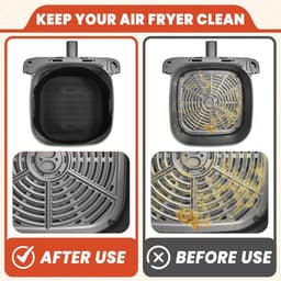 Siliconen Airfryer Accessoires - Herbruikbare Ronde Bakvorm 19-23cm voor Bakken, Braden en Grillen — thumbnail 6