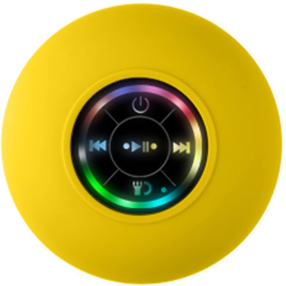 Grote zuignap waterdichte Bluetooth-luidspreker met LED-licht, waterdichte badkamer Bluetooth-luidspreker, draagbare Bluetooth-luidspreker — afbeelding 1