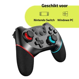 Octronic Pro Controller Set - 2 x bluetooth game controller met oplaadstation - geschikt voor Nintendo Switch -  zwart — thumbnail 3