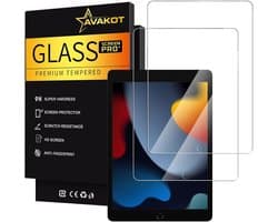 2 Pack - Gehard Glas Schermbeschermer voor iPad 9e Generatie | Compatibel met iPad 10,2 Inch 2021/2020/2019 | Anti-Kras en Dropproof Bescherming