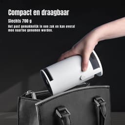 Quvo® Draagbare beamer - Beamer - Projector - Mini Beamer - Wit - 10cm x 10cm x 16cm — thumbnail 4
