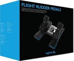 Logitech G Saitek Pro Flight Rudder Pedalen Zwart PC — thumbnail 4