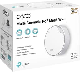 TP-Link DECO X50-PoE (3-PACK) Dual-band (2.4GHz / 5GHz) Wi-Fi 6 (802.11ax) with 2 Ethernet Ports — thumbnail 5
