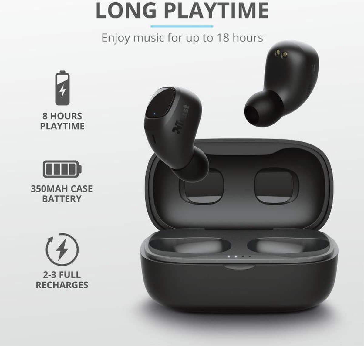 Trust Nika Compact Bluetooth Earphones — afbeelding 1