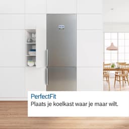 Bosch KGN392LBF - Serie 4 - koel-vriescombinatie - Total No Frost - nooit meer ontdooien- RVS - Zeer stil -Energielabel B - VitaFresh XXL 0°C: houd etenswaren langer vers met extra ruime vershoudlades — thumbnail 9