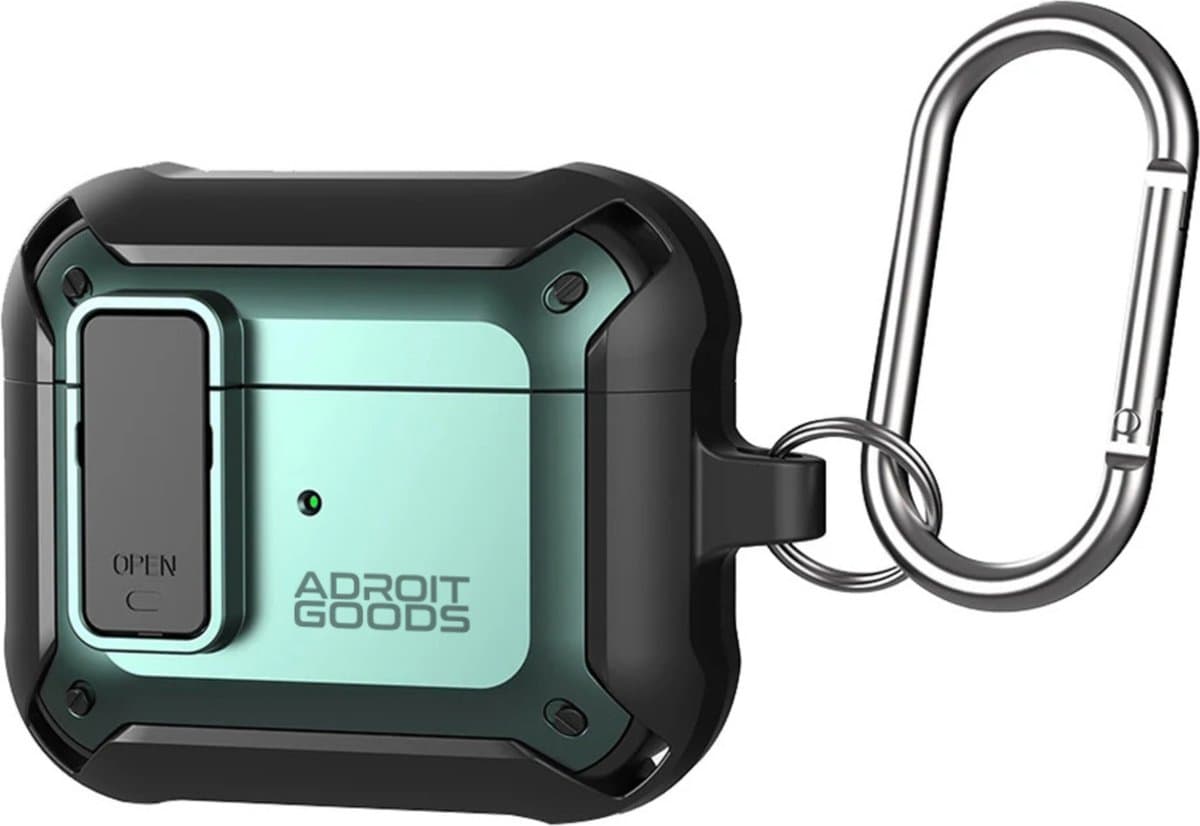AdroitGoods Armor Case Geschikt Voor Apple AirPods Gen 3 - Cover - Hoesje - Generatie 3 - Bescherming — afbeelding 1