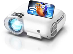 Beamer 1080P Full HD - 7500 Lumen Helderheid - LCD Scherm - HDMI En AV Aansluiting - Draagbare Projector - Thuisbioscoop Projector — thumbnail 1