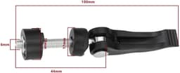 Grasmaaier Schroef 4 Stuks - Quick Release/Borgschroef - Handvat 56 mm - M6 Schroefdiameter - Aluminiumlegering/Kunststof - Geschikt voor Grasmaaiers — thumbnail 3