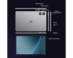 Tablet Android 11 Inch 4 GB RAM 128 GB Opslag IPS Scherm Dual Band WiFi Bluetooth GPS