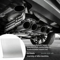Uitlaatpakkingpapier universele uitlaatpakking 20x20cm afdichtingspakking voor uitlaatpijp 1,6mm dik duurzame meerlaagse metalen plaat voor auto motor scooter grasmaaier (1-delige set) — thumbnail 3
