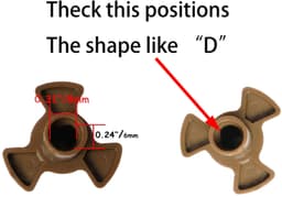 Microwave Turntable Coupling voor Magnetron met D-poort — thumbnail 5