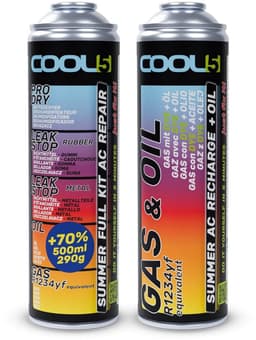 Airco Koudemiddel R1234YF Navulset 5-in-1 en 2-in-1 (2 Bussen) — thumbnail 1