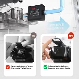 HiBREW H1B koffiezetapparaat met 6 in 1 pads, watertank van 600 ml, drukextractie van 19 bar, koud/warm-modus, LED-indicator, voor Kcup*/Nes*/DG*/espressopoeder — thumbnail 4