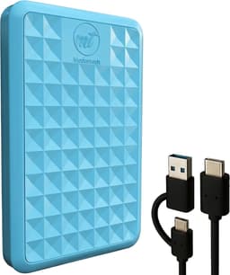 Externe Harde Schijf - Blauw - 1 TB - Draagbare USB 3.0 High-Speed HDD - Voor Windows, Mac, Laptop, PC, PS4/5, Xbox — thumbnail 1