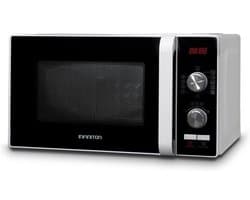 Magnetron Oven - Compacte Keukenhulp - Maaltijden Snel Opwarmen - Keramische Binnenkant - 20 Liter Inhoud - Wit