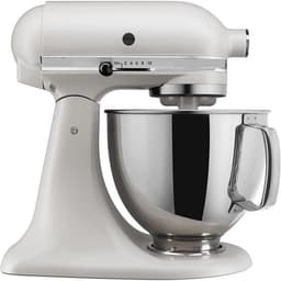 Mixkom Keukenmachine - Roestvrijstalen kom - Beslag Maken - Voedselveilig Materiaal - 4.5QT 5QT - Zilverkleurig — thumbnail 2