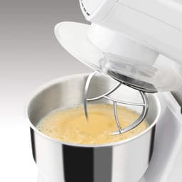 Keukenmachine - Mixer Standmixer - Bakken En Koken - Krachtige 1200W Motor - 5.5 Liter Kom - Wit — thumbnail 4