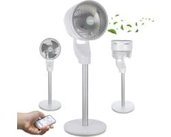 Staande Ventilator - Vloerventilator Aircooler - Frisse Lucht Creëren - Stille Werking 59 dB - 60 W - Wit