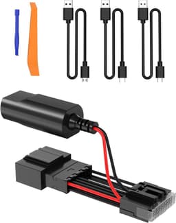 Dashcam Stroomadapter - Adapter Auto Camera - Veilige Rit - 16 Pin Type A - 30 cm Kabel - Zwart — thumbnail 1