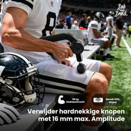 Massagepistool - Ijs Zwart - - Met Warmte & Koude Functie - Voor Spierpijnverlichting — thumbnail 3