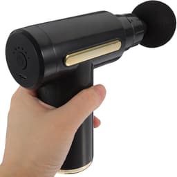 Mini Spiermassagepistool Met 6 Snelheden En 4 Opzetstukken - 1800mAh Type-C Oplaadbaar 580g Lichtgewicht - Diepe Weefselmassage Voor Schouders, Rug En Benen — thumbnail 2