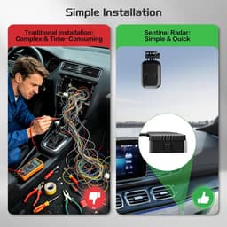 SnelShoppen - OBD2 Dashcam Stroomkabel USB-C - Vaste Bedradingsset met OBD-naar-Type C Adapter en Onderspanningsbeveiliging - 24-uurs Parkeerbewaking — thumbnail 5