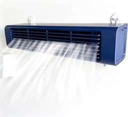 Draagbare Airco - Luchtkoeler - Ruimte Koelen - Geen Raam Nodig - 60 Graden Oscillatie - Wit Blauw — thumbnail 1