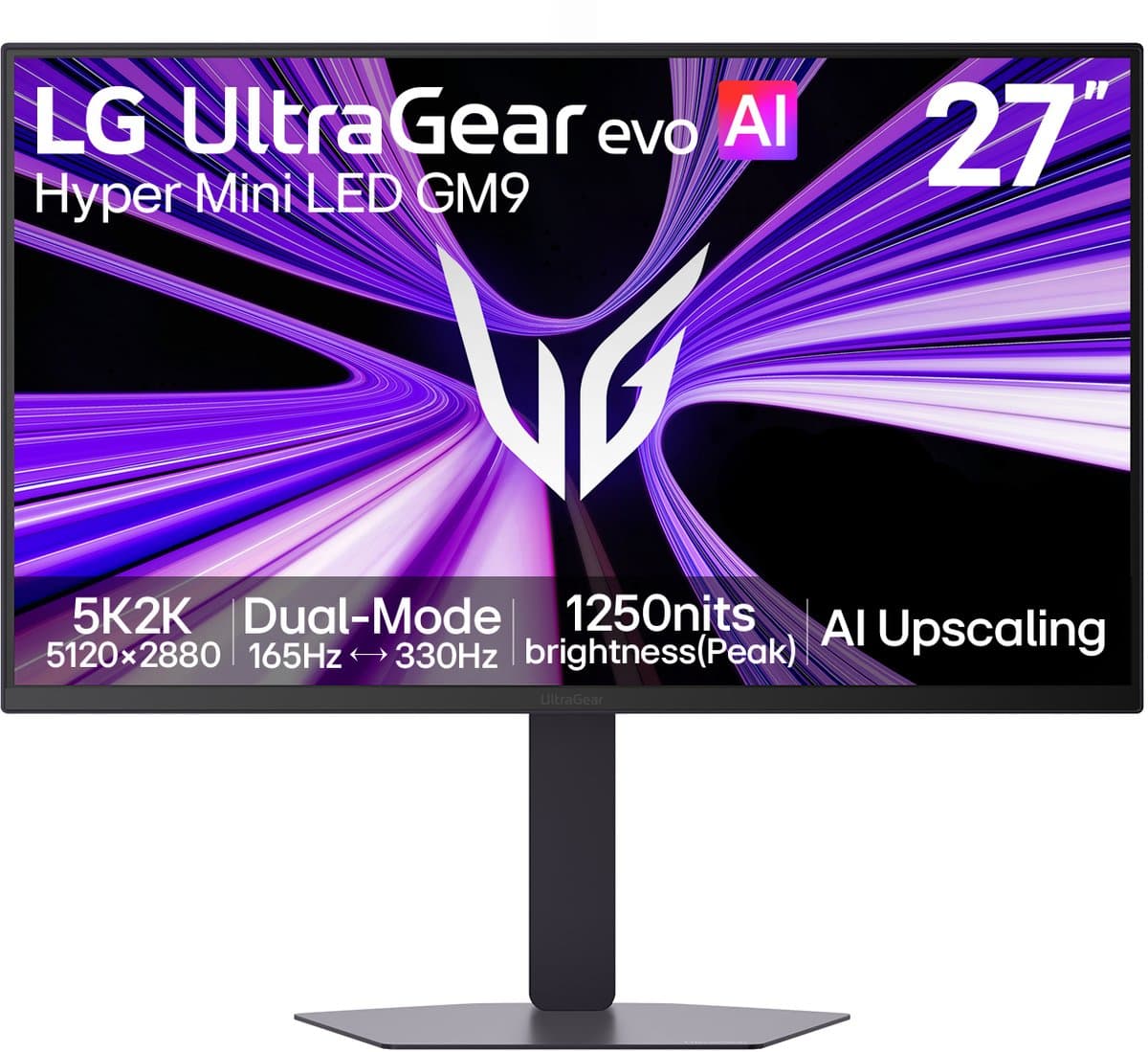 LG UltraGear 27GM950B-B Evo Hyper Mini LED 5K - Gaming Monitor - 27 inch — afbeelding 1