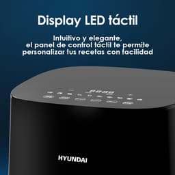 SnelShoppen - Air Fryer 7 Liter zonder Olie, 1800W, 10 Programma's, LED-Touchscreen, X-Cyclone Technologie, Zwart, Ideaal voor Keuken en Gezond Koken — thumbnail 4