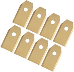 Gazonrobotbladen 45 Stuks - Vervangingsmaaibladen - Roestvrij Staal - Hoge Hardheid - Duurzaam - Efficiënte Snijprestaties - Robotmaaiermes — thumbnail 3