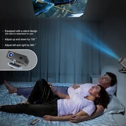 4K with Google TV, native 1080p,AI-beeldverbetering, Autofocus, slimme Beamer met automatische keystone-correctie — thumbnail 5