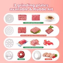 Elektrische Keukenmachine - Keukenapparaat Rasp Snijder - Maaltijden Bereiden - Multifunctioneel Keukenapparaat - Niet gespecificeerd - Niet gespecificeerd — thumbnail 4