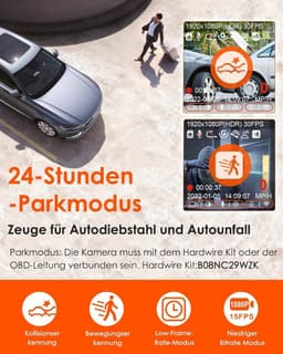 Mini Dash Cam - Auto Camera - Veilig Rijden - 1080P HDR Nachtzicht - 1.54 Inch Scherm - Zwart — thumbnail 3
