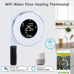 Vloerverwarming Thermostaat - Slimme Regelaar - Energie Besparen - Dubbele Temperatuur Sensor - WiFi Bediening - Zwart — thumbnail 3