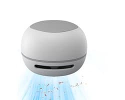 Bureaustofzuiger - Mini stofzuiger - Bureau schoonmaken - USB oplaadbaar - 8.5 cm breed - Wit