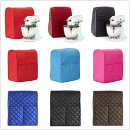 Mixer Beschermhoes - Apparaat Cover - Keuken Organisatie - Met Opbergvakken - 36x20x43cm - Rood — thumbnail 2