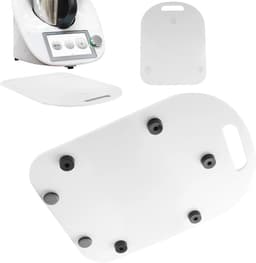 Keuken Mixer Mat - Apparaat Schuifmat - Keuken Organisatie - Met Handvat - 39 x 31 cm - Zwart — thumbnail 1