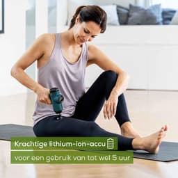 Thijox - Massagepistool MG 99 - Krachtige Triggerpointmassage - Compact Massageapparaat met 4 Opzetstukken - 5 Intensiteitsniveaus - Oplaadbare Batter — thumbnail 4