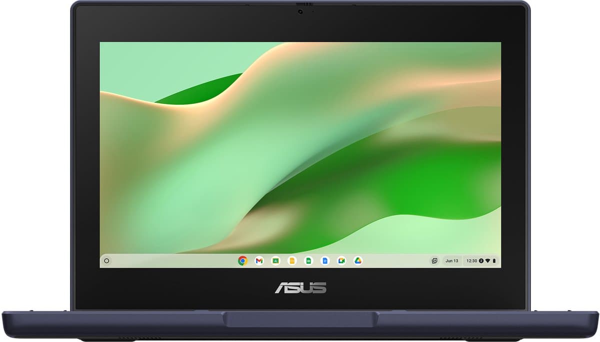 ASUS Chromebook CR11 CZ1104CM4A-NS0172 MediaTek Kompanio 540 29,5 cm (11.6") Touchscreen HD 8 GB LPDDR5x-SDRAM 64 GB eMMC Wi-Fi 7 (802.11be) ChromeOS Grijs QWERTY US International — afbeelding 1