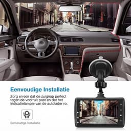 NIVA® Dashcam - 32GB - Dashcam voor En Achter - Dashcam voor Auto - Zwart - 14cm x 11cm x 7cm — thumbnail 5