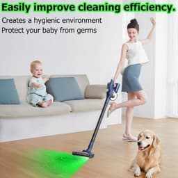 Vacuum Bahuun, Vacuum Dust Display Lamp, Universal Disclosure Invisible Vacuum Animal Pet Hair Vacuum Cleaner Light - ShopVlot — thumbnail 1